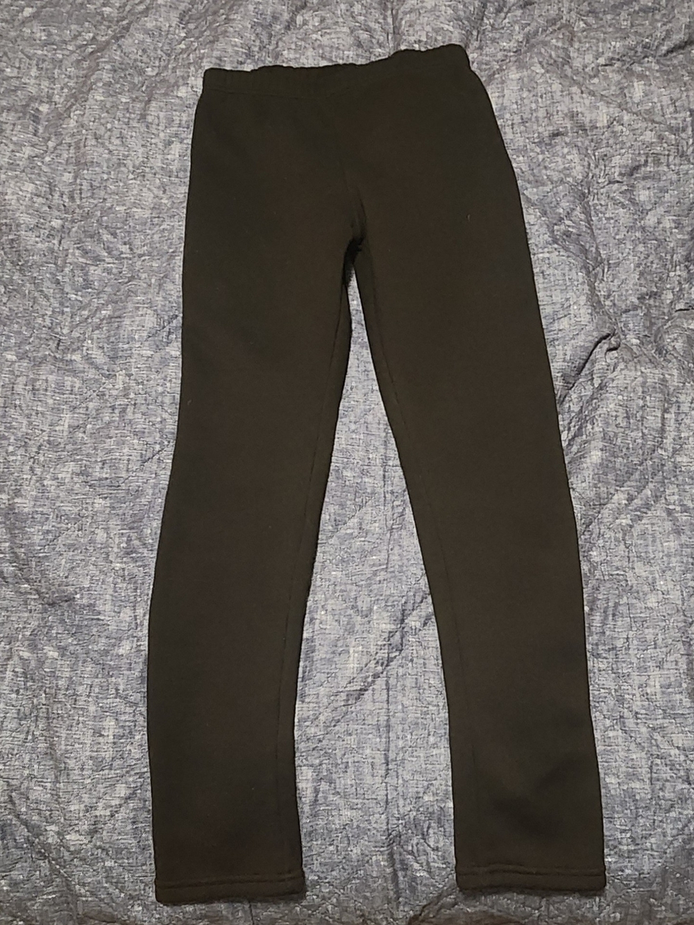 Black Fleece-Lined Leggings